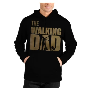 Felpa The Walking Dad Felpa con cappuccio Papà Festa del Papà Idea Regalo Papà Figlio Humor Divertente