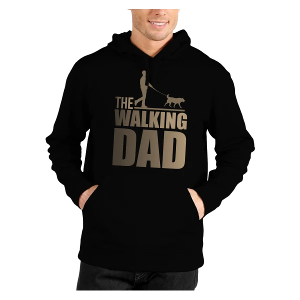 Felpa The Walking Dad Dog Felpa con cappuccio Amanti dei cani Idea Regalo
