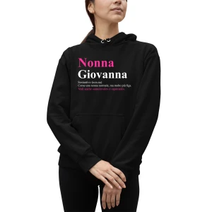 Felpa Nonna con cappuccio PERSONALIZZABILE Definizione Nonna Idea regalo Nonni