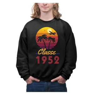 Felpa Compleanno 70 Anni Uomo Classe Anno Personalizzabile Idea Regalo Compleanno Felpa Girocollo Unisex