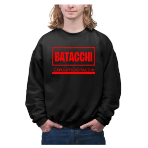 Felpa Batacchi Capoufficio pacchi Red felpa girocollo film cult anni 80 Unisex