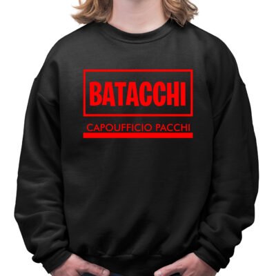 Felpa Batacchi Capoufficio pacchi Red felpa girocollo film cult anni 80 Unisex
