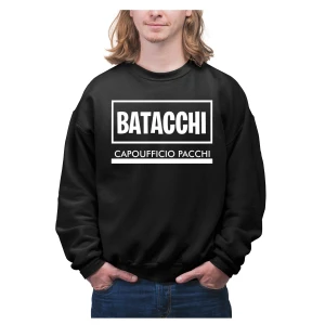 Felpa Batacchi Capoufficio pacchi felpa girocollo film cult anni 80 Unisex