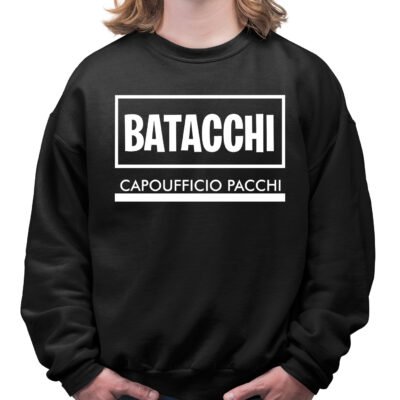 Felpa Batacchi Capoufficio pacchi felpa girocollo film cult anni 80 Unisex