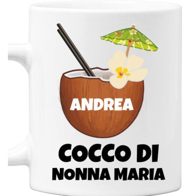Tazza Nonna neonato PERSONALIZZABILE Sono il cocco di Nonna Mug 11OZ
