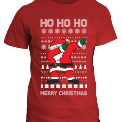 T-shirt Natale Babbo Natale Dab dance Merry Christmas