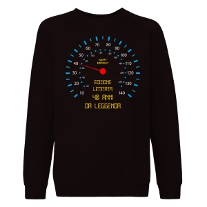 Felpa Compleanno 40 anni da Leggenda - edizione limitata - felpa girocollo - idea regalo Unisex