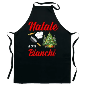 Grembiule da Cucina PERSONALIZZABILE Natale Natalizio divertente Natale a casa Idea Regalo