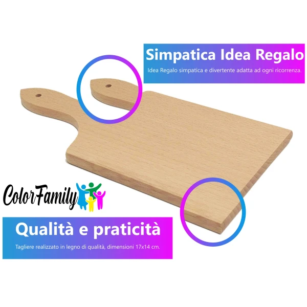 Tagliere PERSONALIZZABILE con nome Natale Natalizio Buon Natale Che sia il primo di una lunga serie insieme - immagine 6