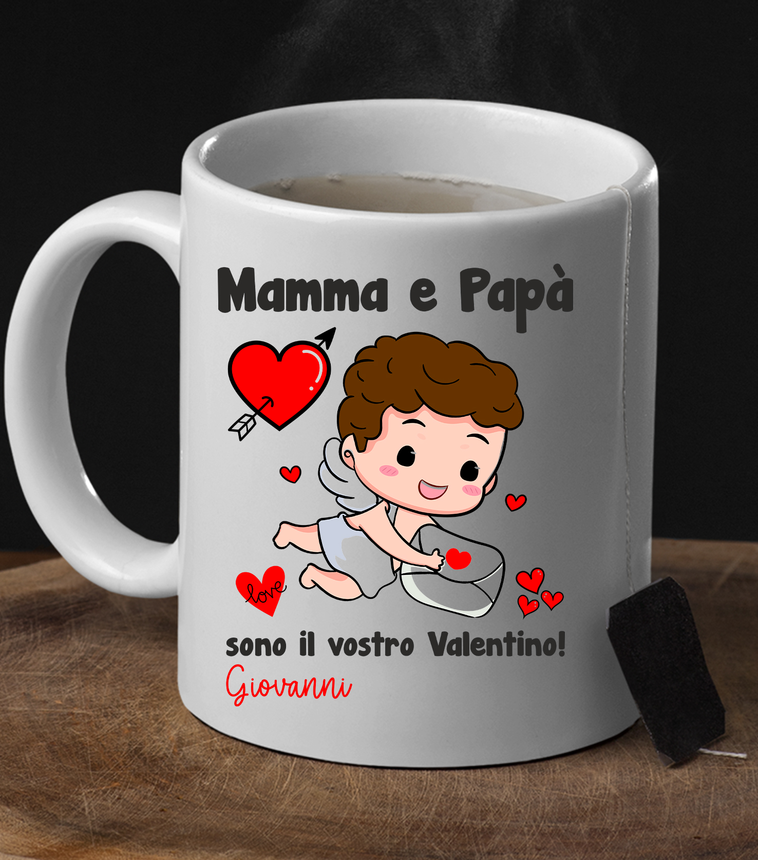 Tazza SAN VALENTINO Kinder Ferrero Tazza Caffè Ti Amo Regalo per San  Valentino