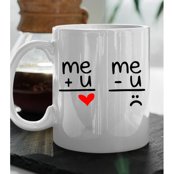 Tazza SanValentino Me + You Me - You Love Innamorati Mug 11oz idea regalo - immagine 4