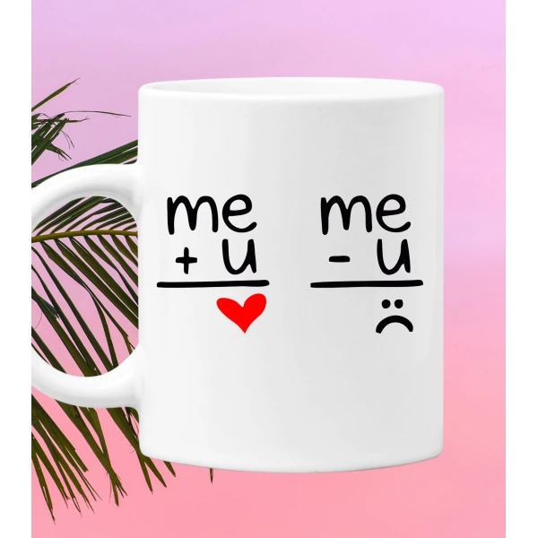 Tazza SanValentino Me + You Me - You Love Innamorati Mug 11oz idea regalo - immagine 5
