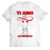 T-shirt San Valentino ti amo all'infinito