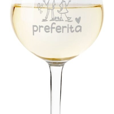 Calice SanValentino Vino Sei la mia coincidenza preferita Matrimonio Fidanzamento Amore Auguri 500 ml