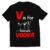 T-shirt San Valentino V is for Vodka