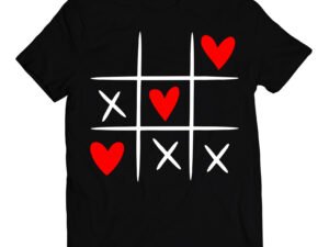 T-shirt San Valentino tris di cuori