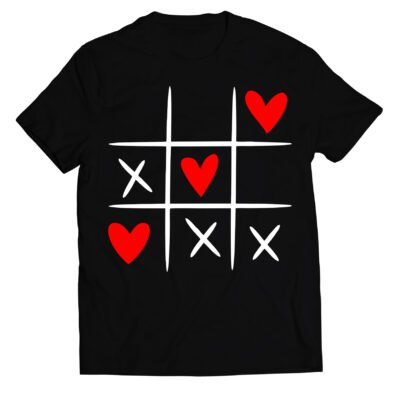 T-shirt San Valentino tris di cuori