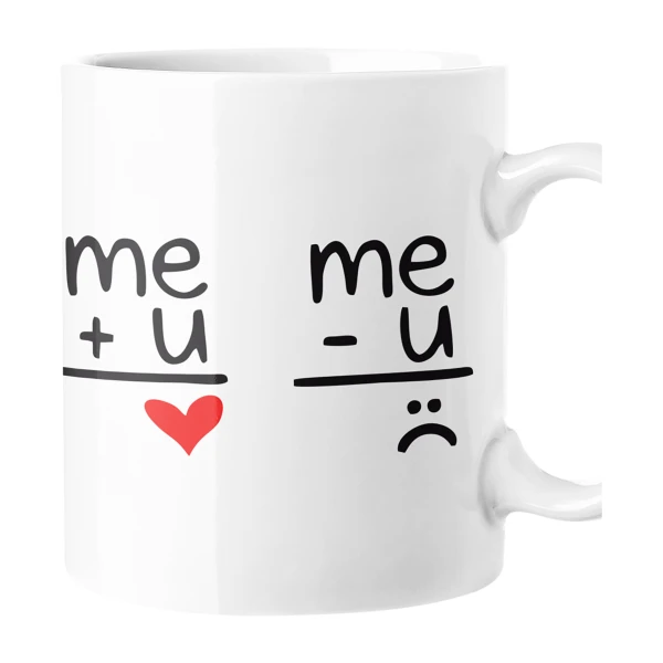 Tazza SanValentino Me + You Me - You Love Innamorati Mug 11oz idea regalo