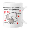 Tazza SanValentino Personalizzabile Il mio posto preferito è tra le tue  braccia personalizzabile con nome Love Innamorati Mug 11oz idea regalo -  ColorFamily