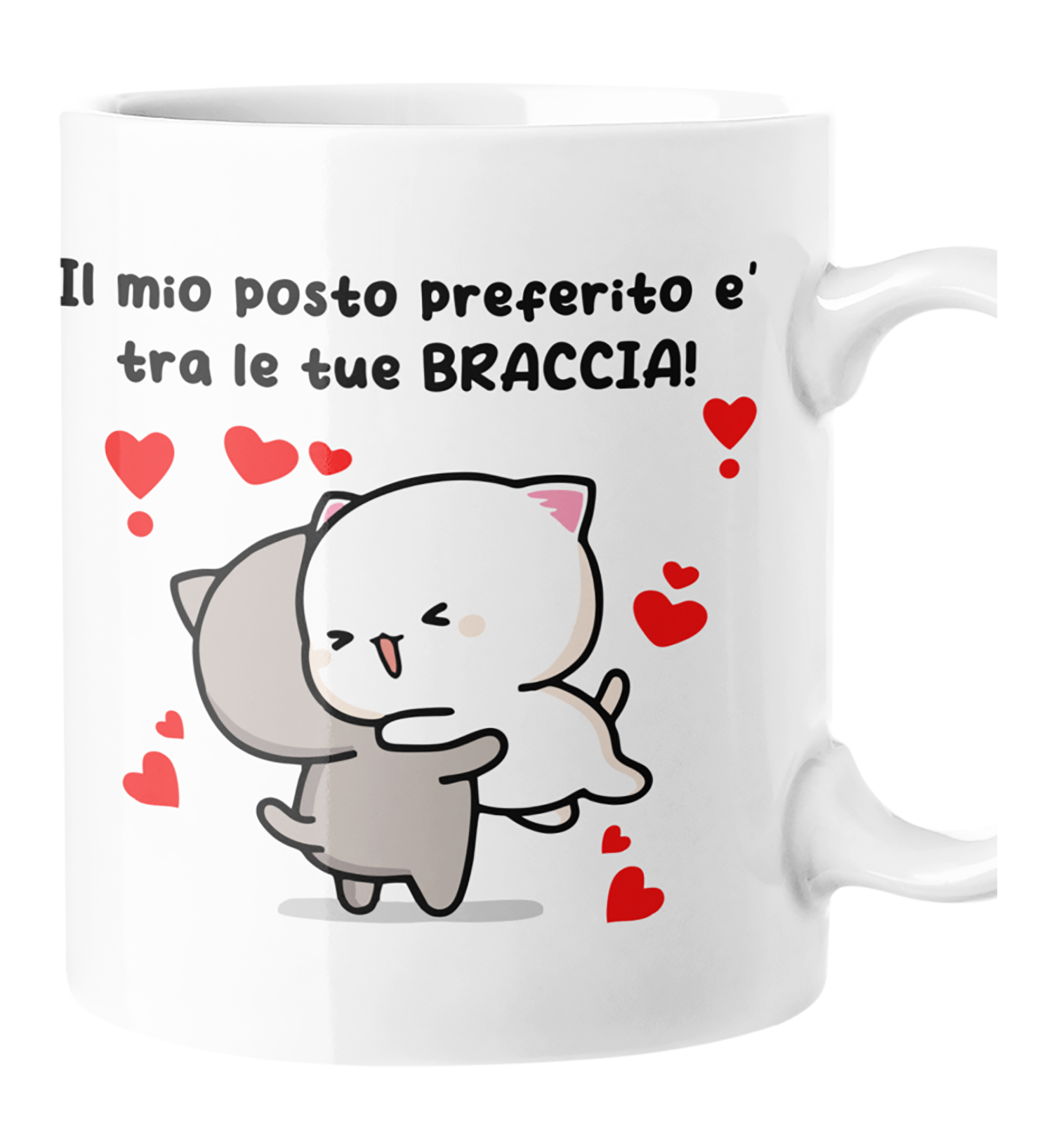 Tazza SanValentino Il mio posto preferito è tra le tue braccia Love  Innamorati Mug 11oz idea regalo - ColorFamily