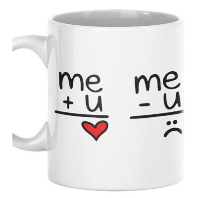 Tazza SanValentino Innamorati Me + You me - You - Love - Amore - Regalo Mug 11oz