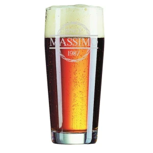 Bicchiere da Birra 40 cl PERSONALIZZABILE con nome e anno Incisione Since  - Idea regalo
