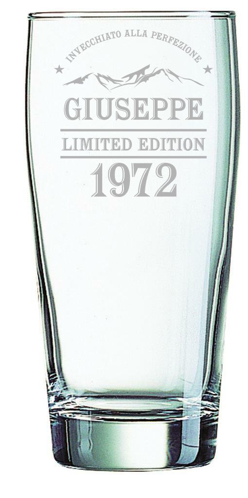 Boccale Da Birra 50 Cl PERSONALIZZABILE Con Nome Incisione – Idea Regalo