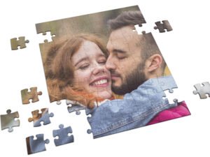 Puzzle Personalizzato con Foto, Scritta, Frase, Dedica Ideale per SanValentino Compleanno Natale Auguri - Formato A3 e A4 Verticale Orizzontale