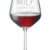 Calice da Vino Personalizzato con Nome Incisione Mamma Festa della Mamma Milf mamma top - personalizza nome e anno - calice in vetro chiaro 500 ml