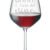 Calice da Vino con Incisione divertente Shhh! E' l'ora del vino - calice in vetro chiaro 500 ml