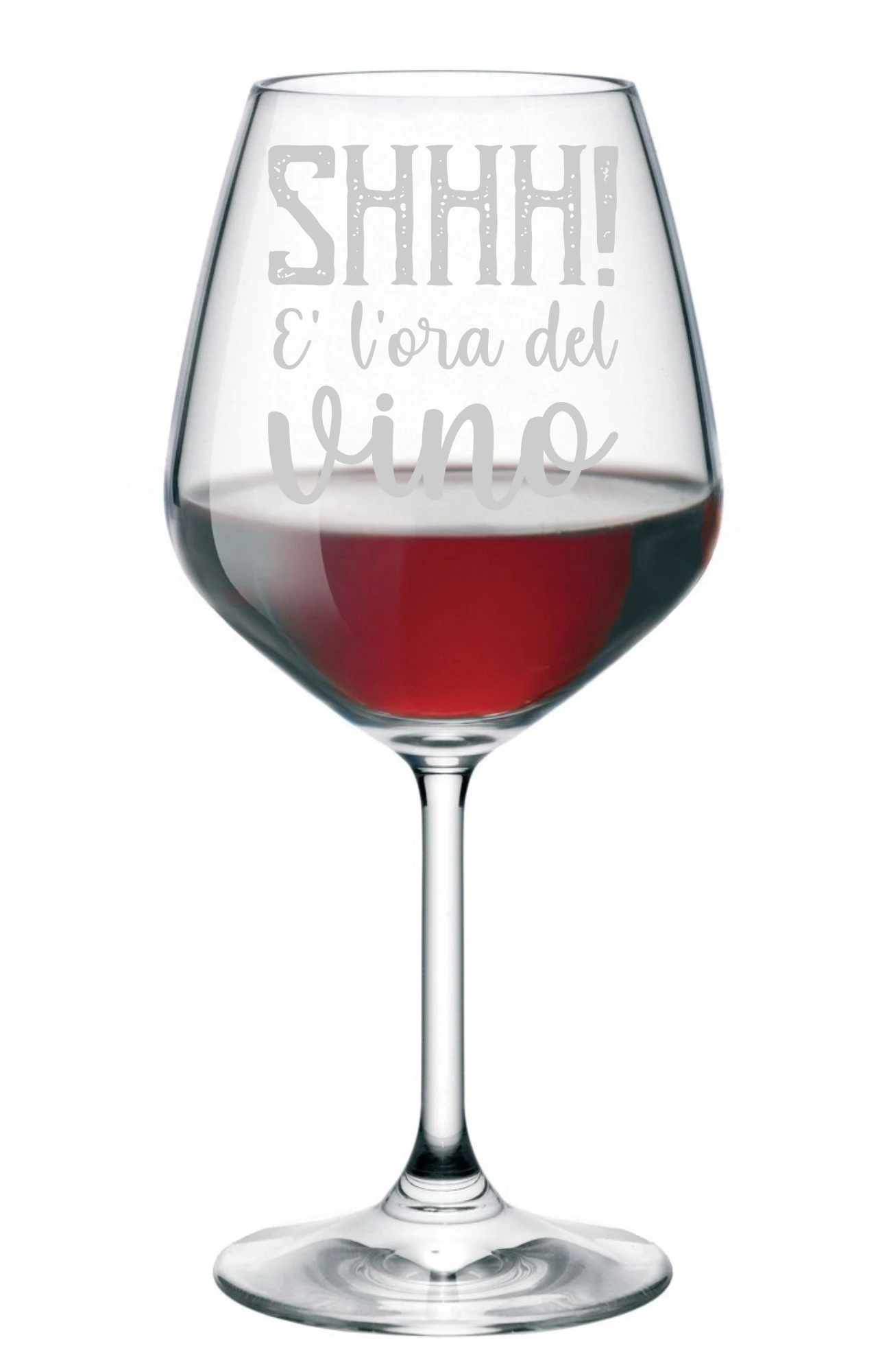 AIGAT 2 Calici Da Vino Da 370 Ml, Personalizzabili Con Testo