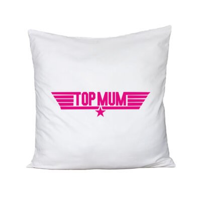 Cuscino Festa della Mamma Top Mum - parody - happy mother's day - humor - idea regalo -  100% cotone