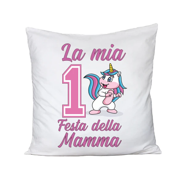 Cuscino Festa della Mamma Mamma, il tempo con te non è mai sprecato! - happy mother's day - humor - idea regalo - 100% cotone