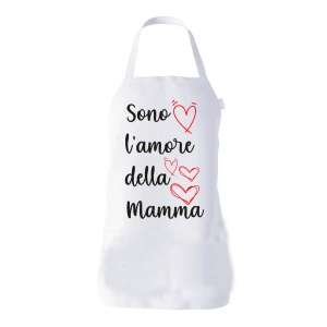 Grembiule da cucina Mamma Sono l'amore della Mamma Idea Regalo taglia Unica