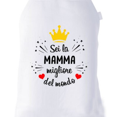 Grembiule da cucina Mamma Regalo Sei la Mamma Migliore del Mondo Idea Regalo taglia Unica
