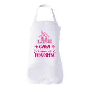 Grembiule da cucina Mamma Regalo Casa è dove c'è Mamma Idea Regalo taglia Unica