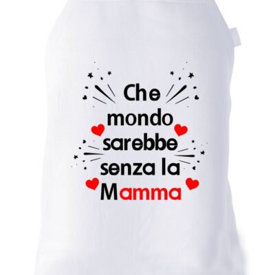 Grembiule da cucina Mamma Regalo Che Mondo sarebbe senza la Mamma Idea Regalo taglia Unica