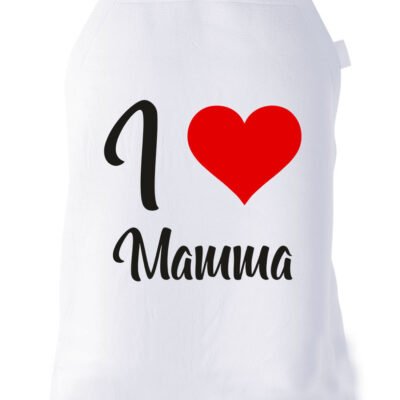 Grembiule da cucina Mamma regalo I love mamma Idea Regalo taglia Unica