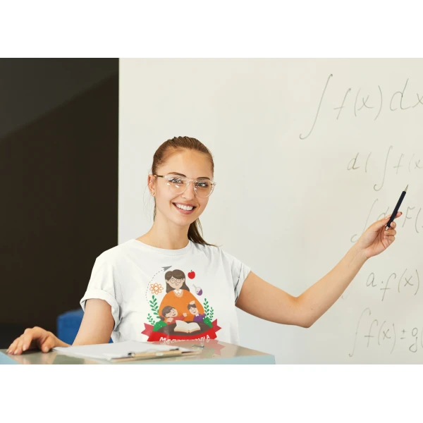Maglietta T-Shirt Maestra Personalizzabile Grazie per aver sempre creduto in noi Regalo Maestra fine anno - immagine 2