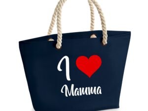 Borsa Mare Mamma i love mamma Idea Regalo Mamma