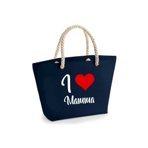 Borsa Mare Mamma i love mamma Idea Regalo Mamma