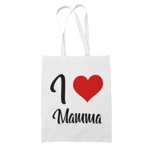 Shopping Bag Mamma i love mamma Shopper Idea Regalo Mamma