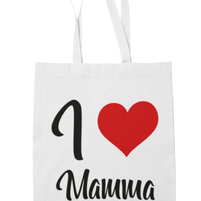 Shopping Bag Mamma i love mamma Shopper Idea Regalo Mamma