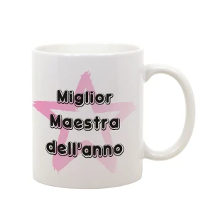 Tazza Mug in ceramica idea regalo Miglior maestra dell'anno