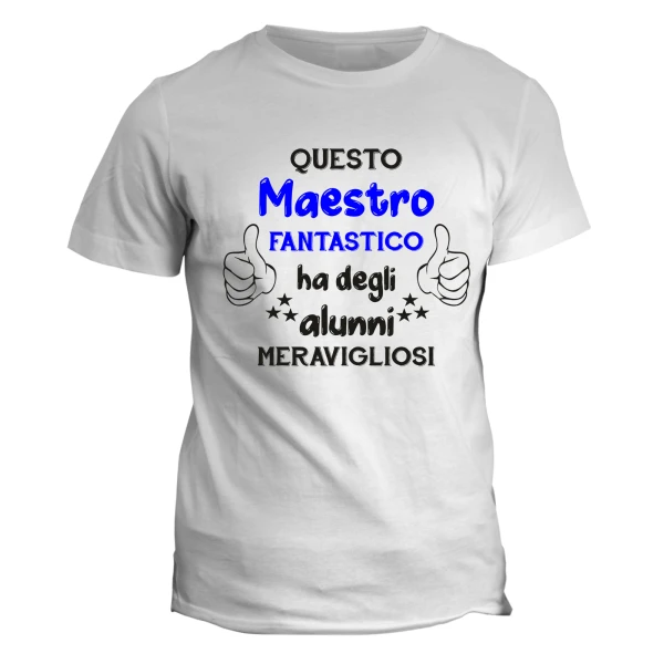 Tshirt idea regalo Questo maestro fantastico ha degli alunni meravigliosi