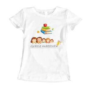 Tshirt idea regalo Grazie Maestra - children - school