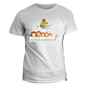 Tshirt idea regalo Grazie Maestro - children - school