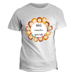 Tshirt idea regalo 100% maestro speciale
