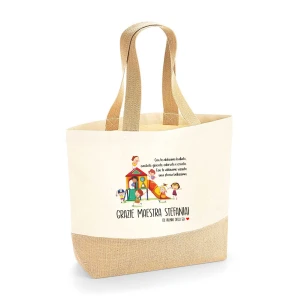 Shopper Maestra Personalizzabile Grazie Maestra Con te abbiamo vissuto una storia bellissima Regalo Maestra fine anno