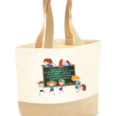 Shopper Maestra Regalo Personalizzabile con Nome maestra e Classe Ci vediamo a Settembre Grazie Maestra Regalo Maestra fine Anno